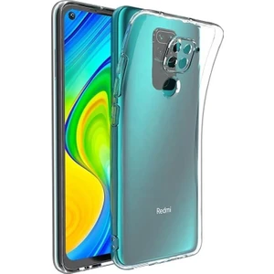 Xiaomi Redmi Note 9 Kılıf Kamera Korumalı Silikon Şeffaf