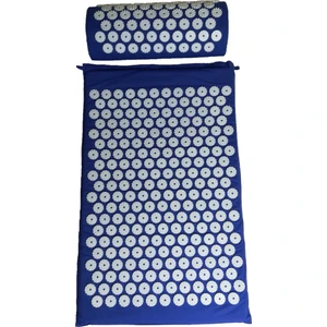 Çivili Mat + Yastık Set Koyu Mavi