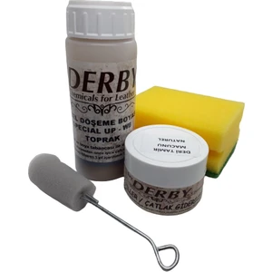 Toprak Oto Döşeme Boyası ve Natural Deri Tamir Macunu