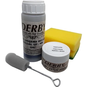 Gri Oto Döşeme Boyası ve Natural Deri Tamir Macunu