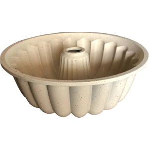 Granit Sık Dilimli Kek Kalıbı Krem