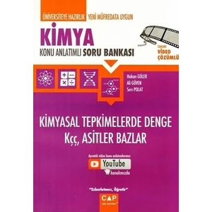Çap Yayınları Kimyasal Tepkimelerde Denge Kçç Asitler Bazlar