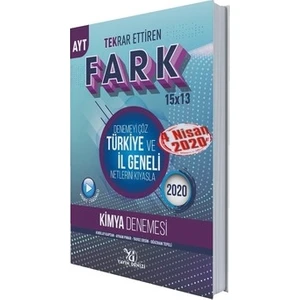 Yayın Denizi Yayınları AYT Kimya Fark Tekrar Ettiren 15 X 13 Denemesi