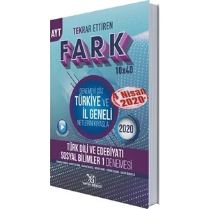 Yayın Denizi Yayınları AYT Türk Dili Ve Edebiyatı Sosyal Bilimler 1 Fark Tekrar Ettiren 10 X 40 Denemesi