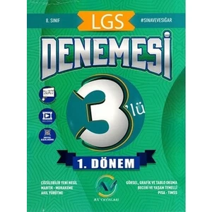 Av Yayınları 8. Sınıf Lgs 1. Dönem 3 Lü Denemesi