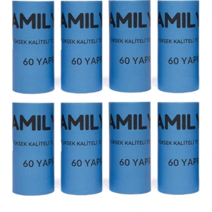 Family Co.Kedi Köpek Saç Kıl Tüy Toplayıcı 8 Adet Yedek Rulo Her Biri 60 Yaprak