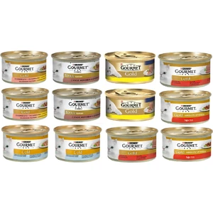 Gourmet Gold Proplan Gourmet Gold Karışık Kedi Konserve 12 Adet