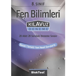 Bloktest Yayınları 8. Sınıf Fen Bilimleri Kılavuz Deneme