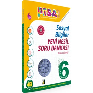 Damla Yayınevi Pisa Sosyal Bilgiler Yeni Nesil Soru Bankası - 6. Sınıf