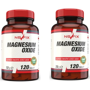 Magnesium Oxide Magnezyum 250 mg 120 Tablet x 2 Kutu