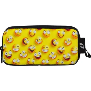 173 Emoji Yüz Ifadeleri Sarı Renkli Kalem Çantası