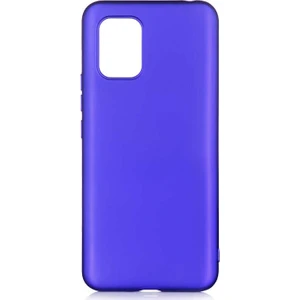 Tekno Grup Xiaomi Mi 10 Lite Kılıf Mat Premium Silikon Kılıf Saks Mavi