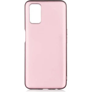 Tekno Grup Oppo A52 Kılıf Mat Premium Silikon Kılıf Rose + Cam Ekran Koruyucu