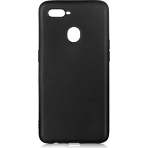 Tekno Grup Oppo A12 Kılıf Mat Premium Silikon Kılıf Siyah