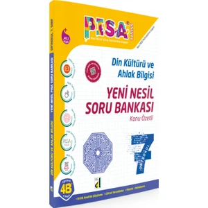 Damla Yayınevi Pisa Din Kültürü ve Ahlak Bilgisi Yeni Nesil Soru Bankası - 7. Sınıf