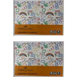 PP Kapak Eğlenceli Resim Defteri 30 Yaprak 25 x 35 cm 2'li