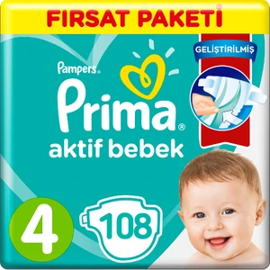 Bebek Bezi 4 Beden Fırsat Paketi 7-14 Kg (2*54) 108