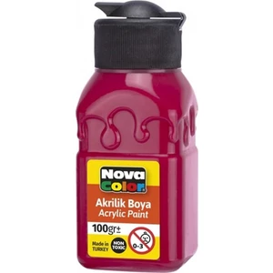 Nova Color Akrilik Boya Sise 100 gr Ateş Kırmızısı