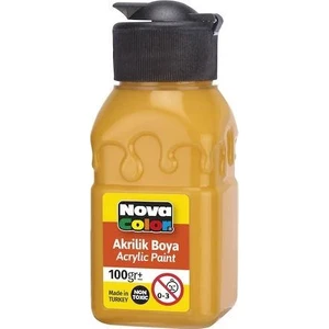 Nova Color Akrilik Boya Sise 100 gr Güneş Sarısı