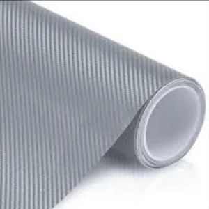 Hava Kanallı Gri Karbon Araba Kaplama Folyosu 152 cm x 100 cm