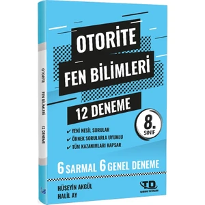 Tandem Yayınları 8. Sınıf Otorite Fen Bilimleri 12 Deneme
