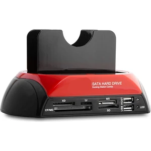 Harici USB 2.0 2.5- 3.5 Ide+Sata HDD + Kart Okuyucu Docking