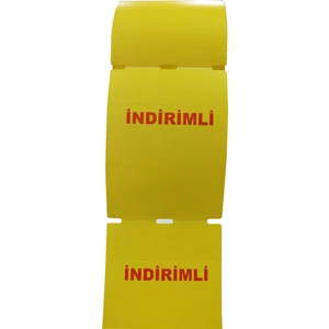Barkod Yazıcı Termal Indirim Etiketi 100 x 135 250'LI