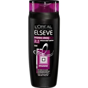 Şampuan 520ml Argınıne Direnç 2in1 (Siyah) - 6'lı Koli