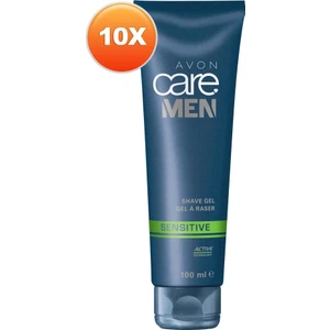 Care Men Sensitive Tıraş Jeli 100 ml 10'lu Set