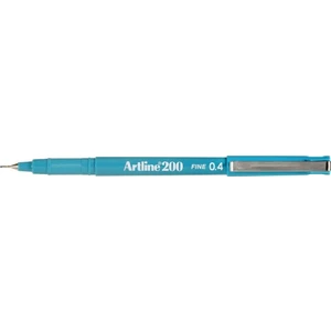 200 Fineliner İnce Uçlu Yazı ve Çizim Kalemi 0.4 mm Turkuaz