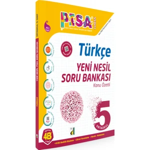 Damla Yayınevi Pisa Türkçe Yeni Nesil Soru Bankası - 5. Sınıf