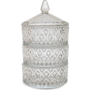 3 Katlı Cam Kurabiyelik