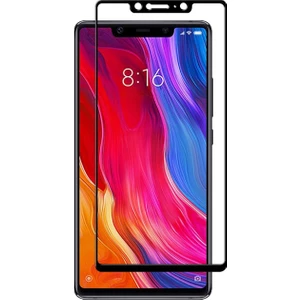 Tekno Grup Xiaomi Mi 8 Se Tam Kaplayan 9H Fiber Nano Ekran Koruyucu Siyah