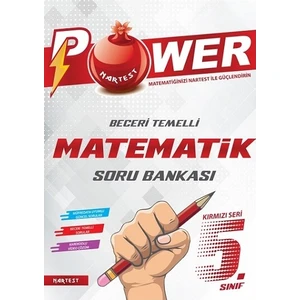 Nartest Yayınevi 5. Sınıf Kırmızı Power Matematik Soru Bankası