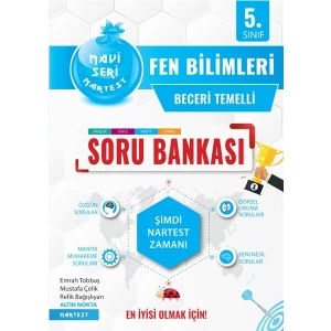 Nartest Yayınevi 5. Sınıf Mavi Fen Bilimleri Soru Bankası