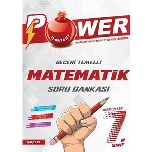 Nartest Yayınevi 7. Sınıf Kırmızı Power Matematik Soru Bankası