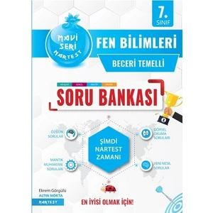 Nartest Yayınevi 7. Sınıf Mavi Fen Bilimleri Soru Bankası