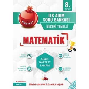 Nartest Yayınevi 8. Sınıf Yeşil İlk Adım Matematik Soru Bankası