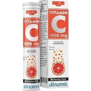 Vitamin C 1000 mg 20 Efervesan Tablet
