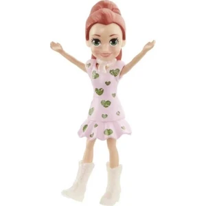 Polly Pocket ve Arkadaslari Serisi Lila Pembe Elbiseli FWY19-GKL30