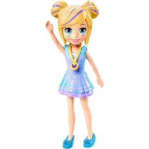 Polly Pocket ve Arkadaslari Serisi Polly Mavi Elbiseli FWY19-GDK98