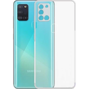 Samsung Galaxy A21S Kılıf Kamera Korumalı Silikon Şeffaf