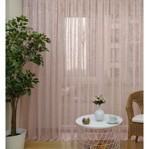 Esse Home Spor Desen Dantel Tül Perde 100 x 250 Seyrek Pile 1/2