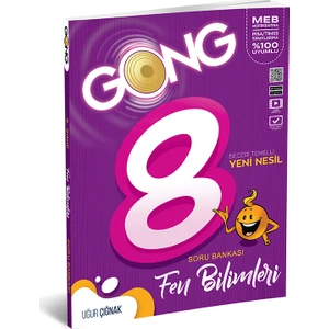 Eğiten Kitap Gong Yayınları 8. Sınıf Fen Bilimleri Soru Bankası