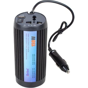 150 W DC12V AC220V Çakmak Kablolu Inverter