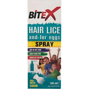 Saç Biti ve Yumurtaları Için Sprey 100ML Metal Tarak