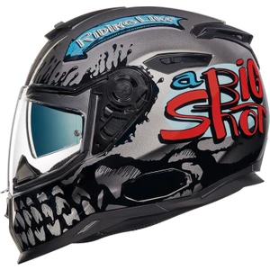 SX.100 Bıg Shot Gri Kask (Medium)