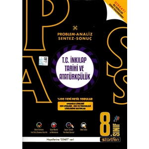 Startfen Yayınları Pass 8. Sınıf Inkılap Tarihi Yeni Nesil Soru Bankası