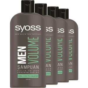 Men Volume Şampuan 500 ml x 4 Adet