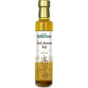 Shiffa Home Sepetse Tatlı Badem Yağı 250 ml Cam Şişe Soğuk Pres Tatlı Badem Yağı
